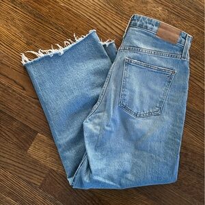 Madewell Curvy Perfect Vintage Cropped Wide Leg Jeans
